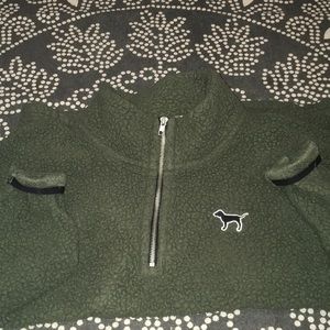 Pink Sherpa pullover